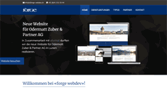 Desktop Screenshot of forge-webdev.ch